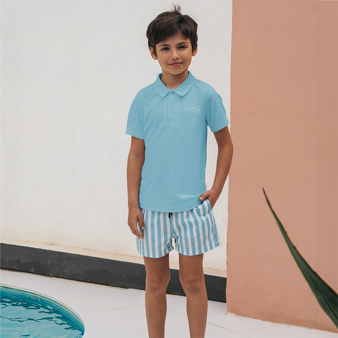 Jungs UV Badeshort Forte dei Marmi - Blaue Streifen