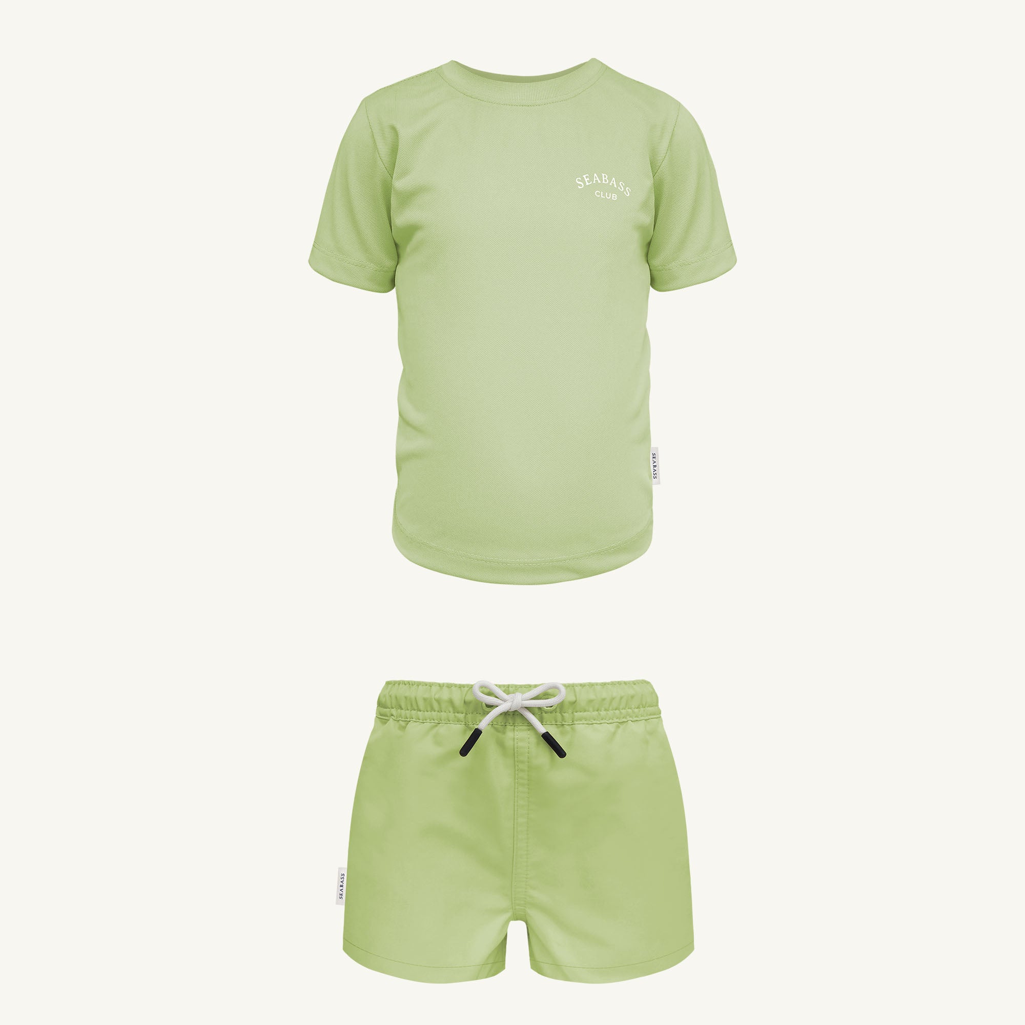 Set of UV T-Shirt and Swim Short - Pistachio Green