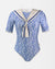 Damen UV-Badeanzug Sailor Positano - blau