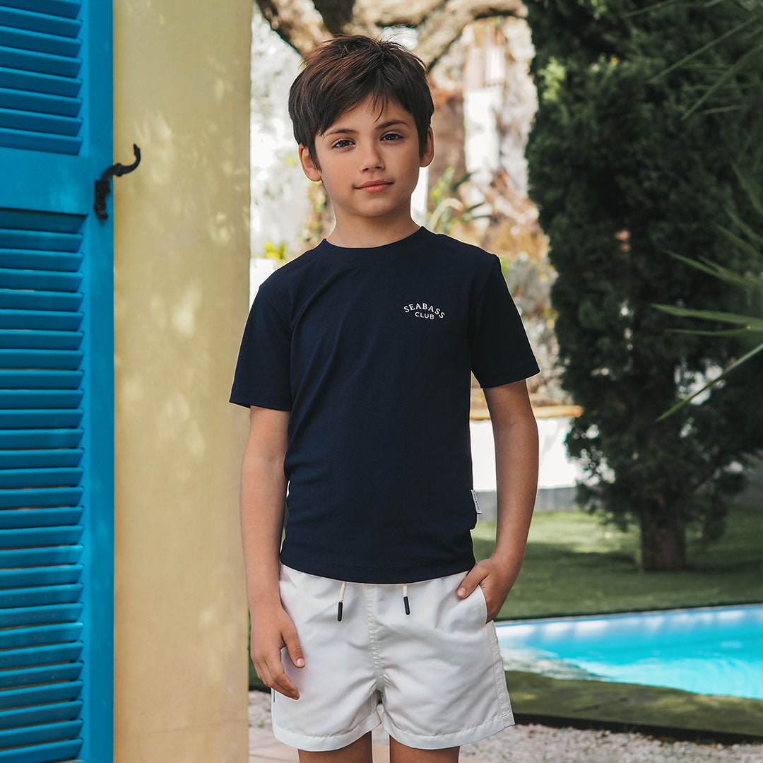 Jungs UV T-Shirt Marineblau