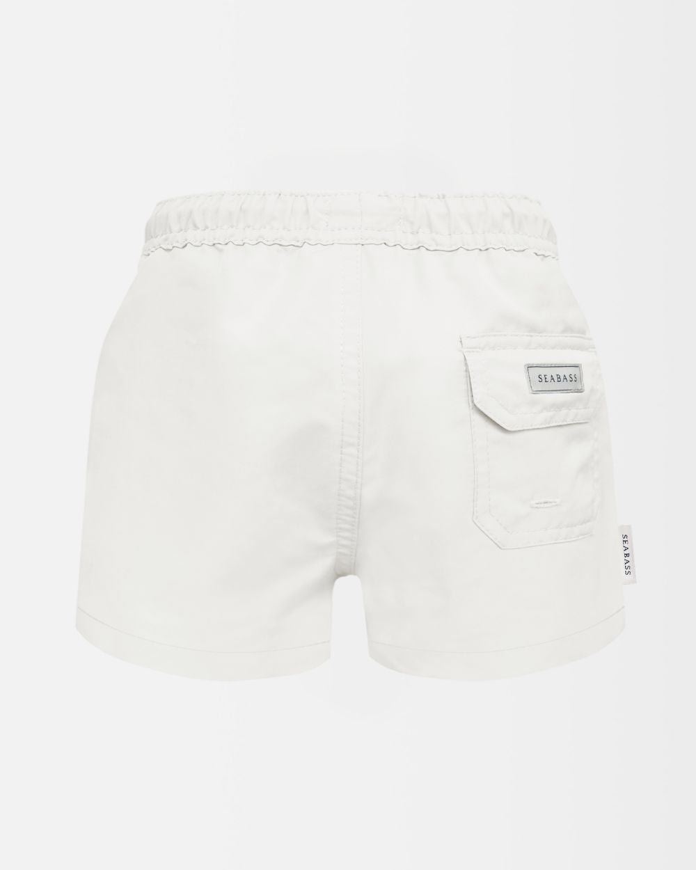 Männer UV Badeshort Weiß - einfarbig