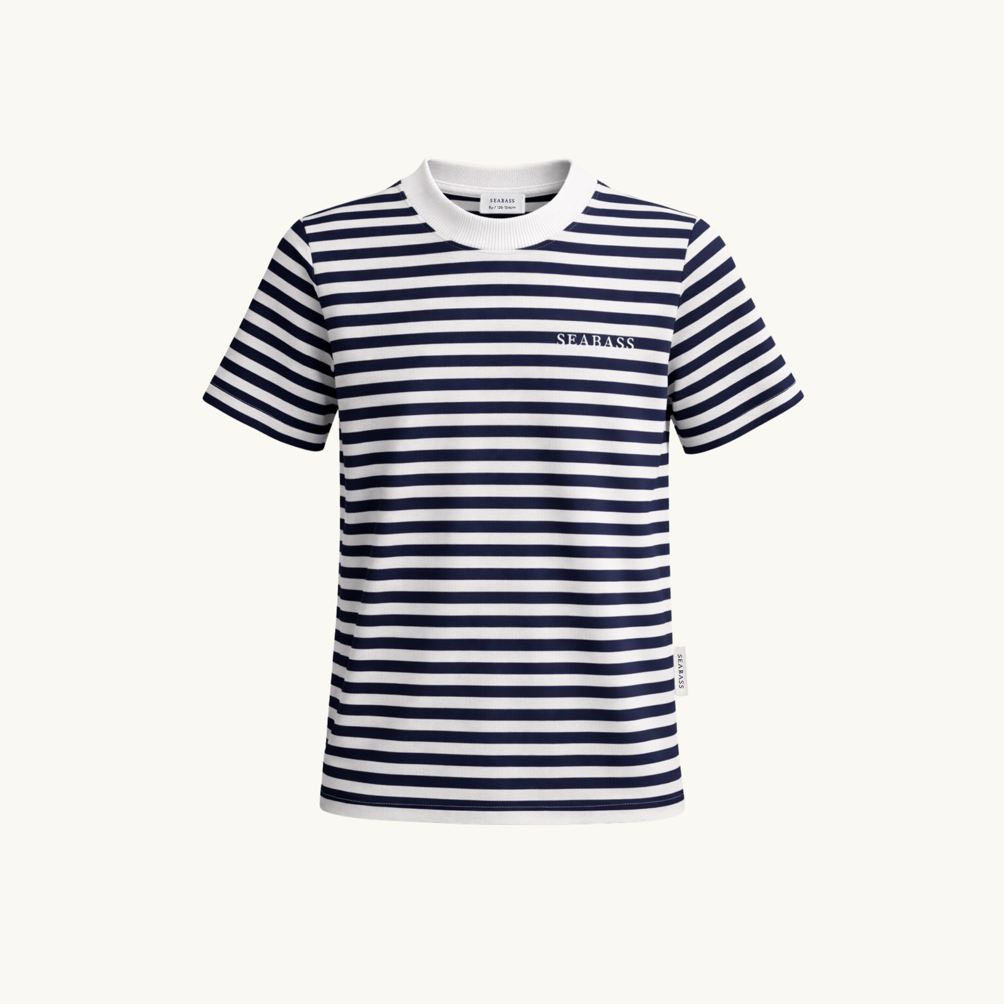 Kinder-T-Shirt Rayas Navy