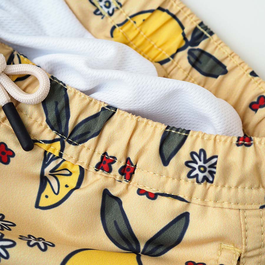 Männer UV Badeshort Amalfi - Zitronen