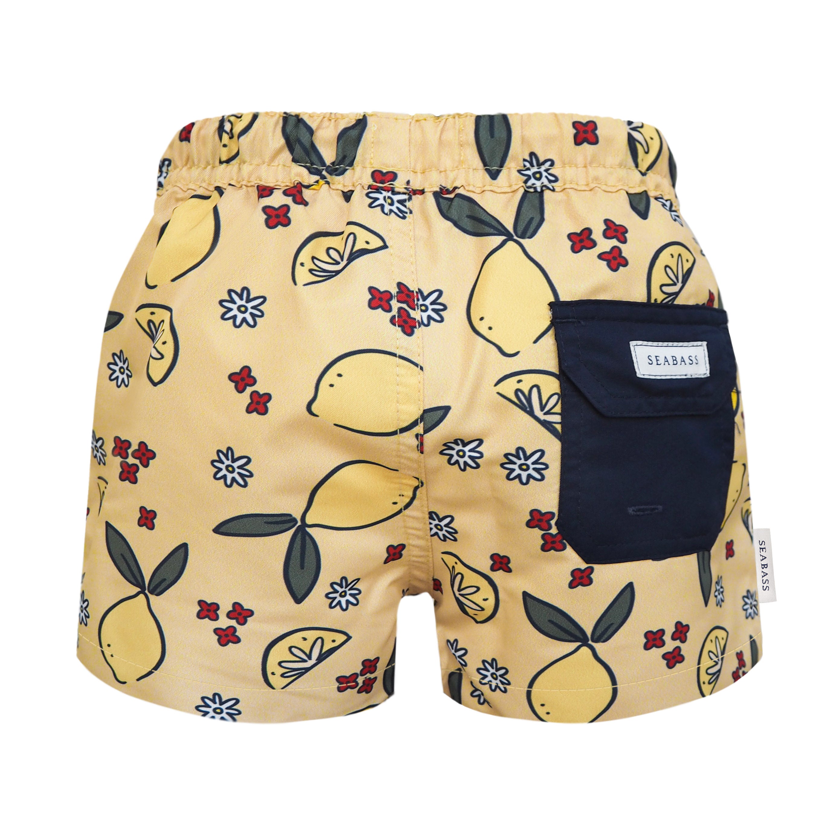 Jungs UV Badeshort Amalfi - Zitronen