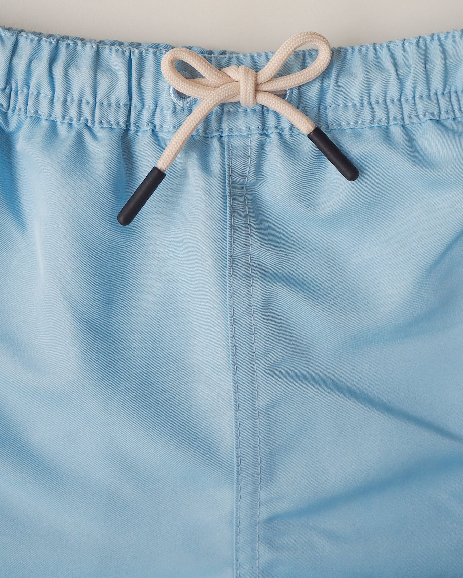 Männer UV Badeshort Hellblau - einfarbig