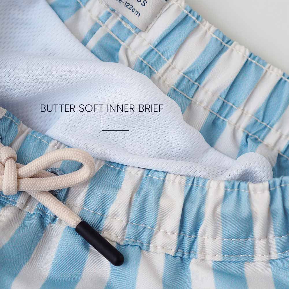 Jungs UV Badeshort Forte dei Marmi - Blaue Streifen