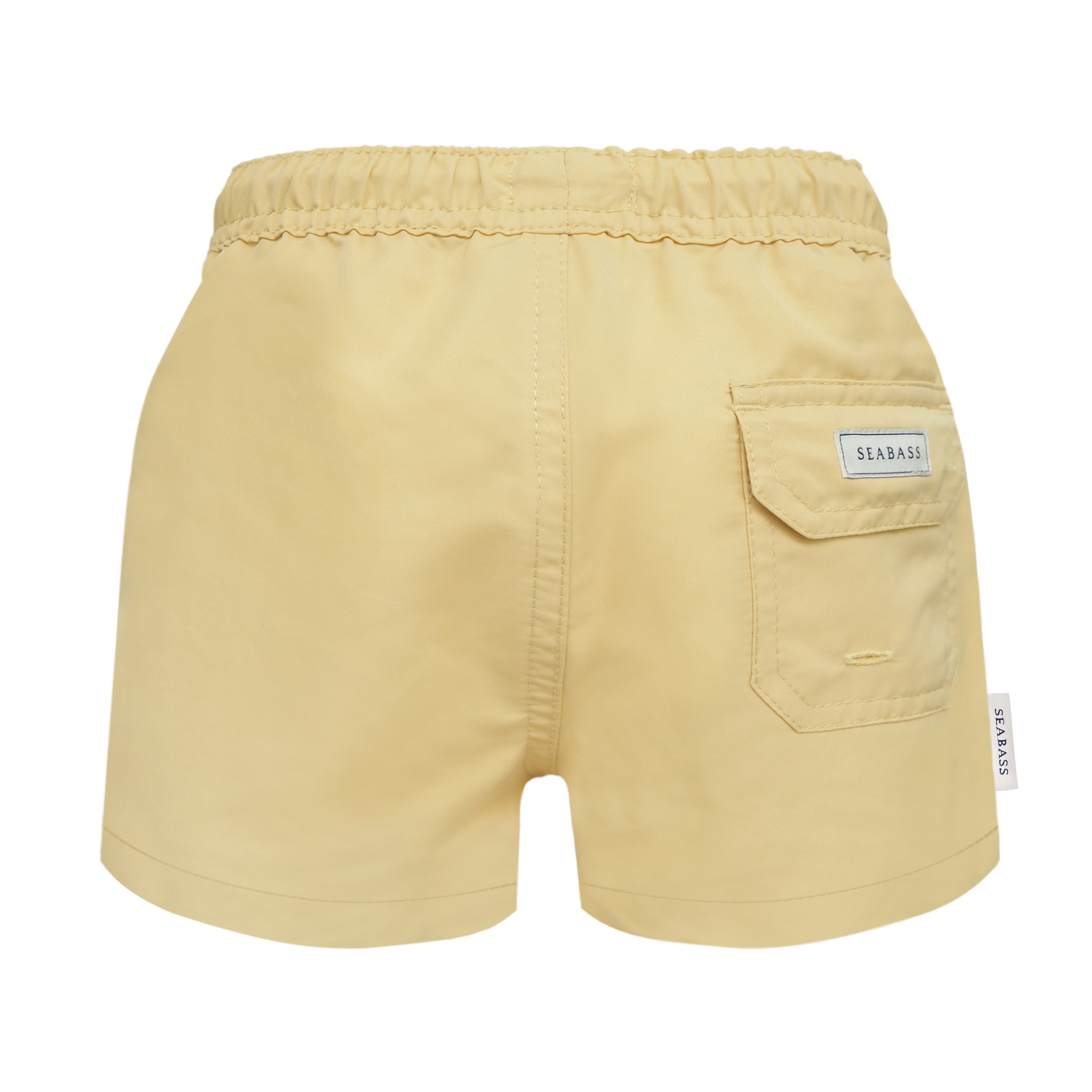 Männer UV Badeshort Weiches Gelb - einfarbig