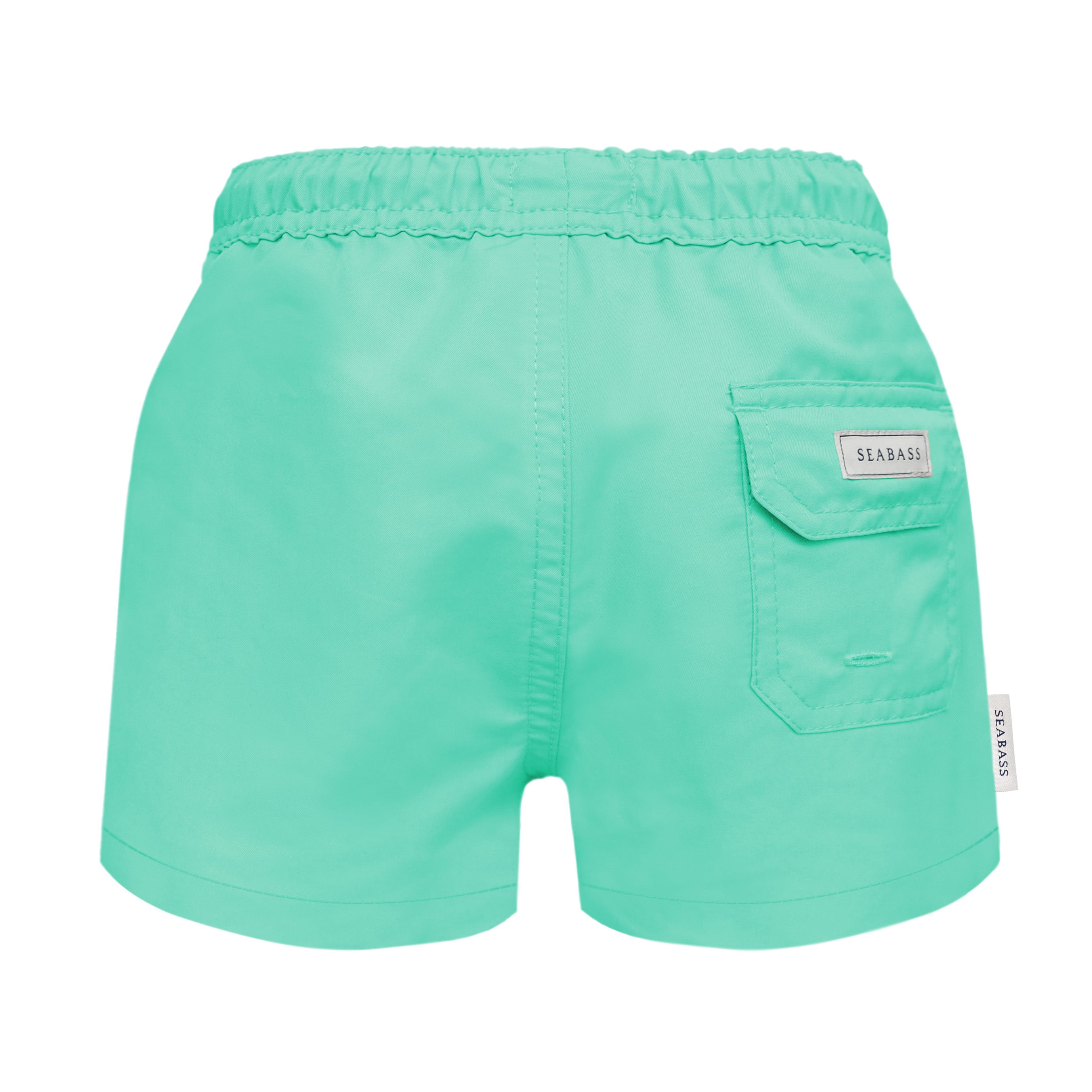 Jungs UV Badeshort Mintgrün - einfarbig