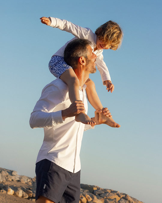 Männer Hemd mit UV-Schutz - Weiß