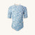 Mädchen Uv Badeanzug Palma Florence -  Hellblaue Blumen