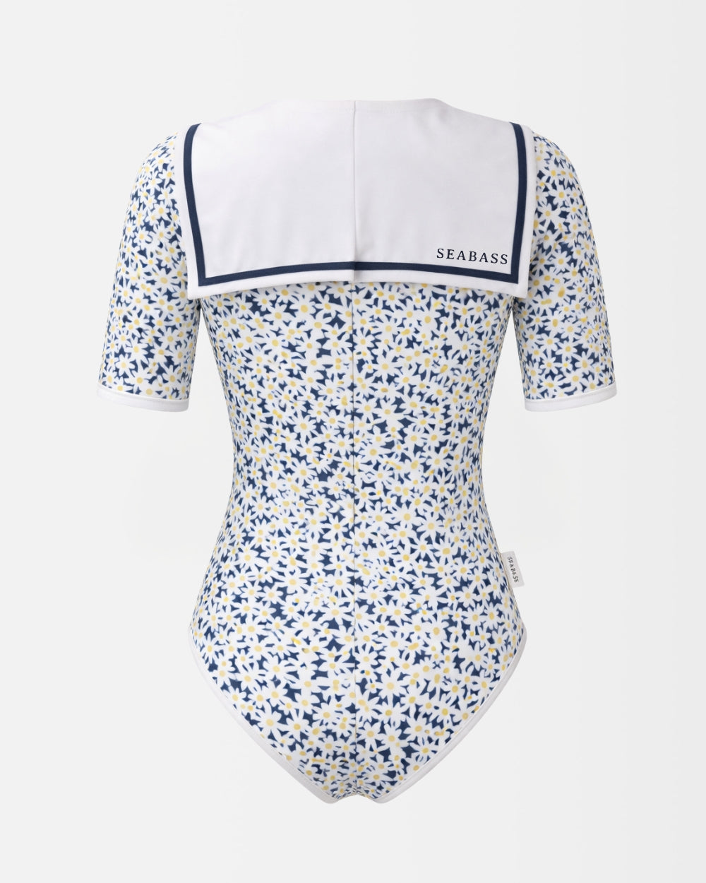 Damen UV Badeanzug Sailor Palermo - dunkelblau daisy