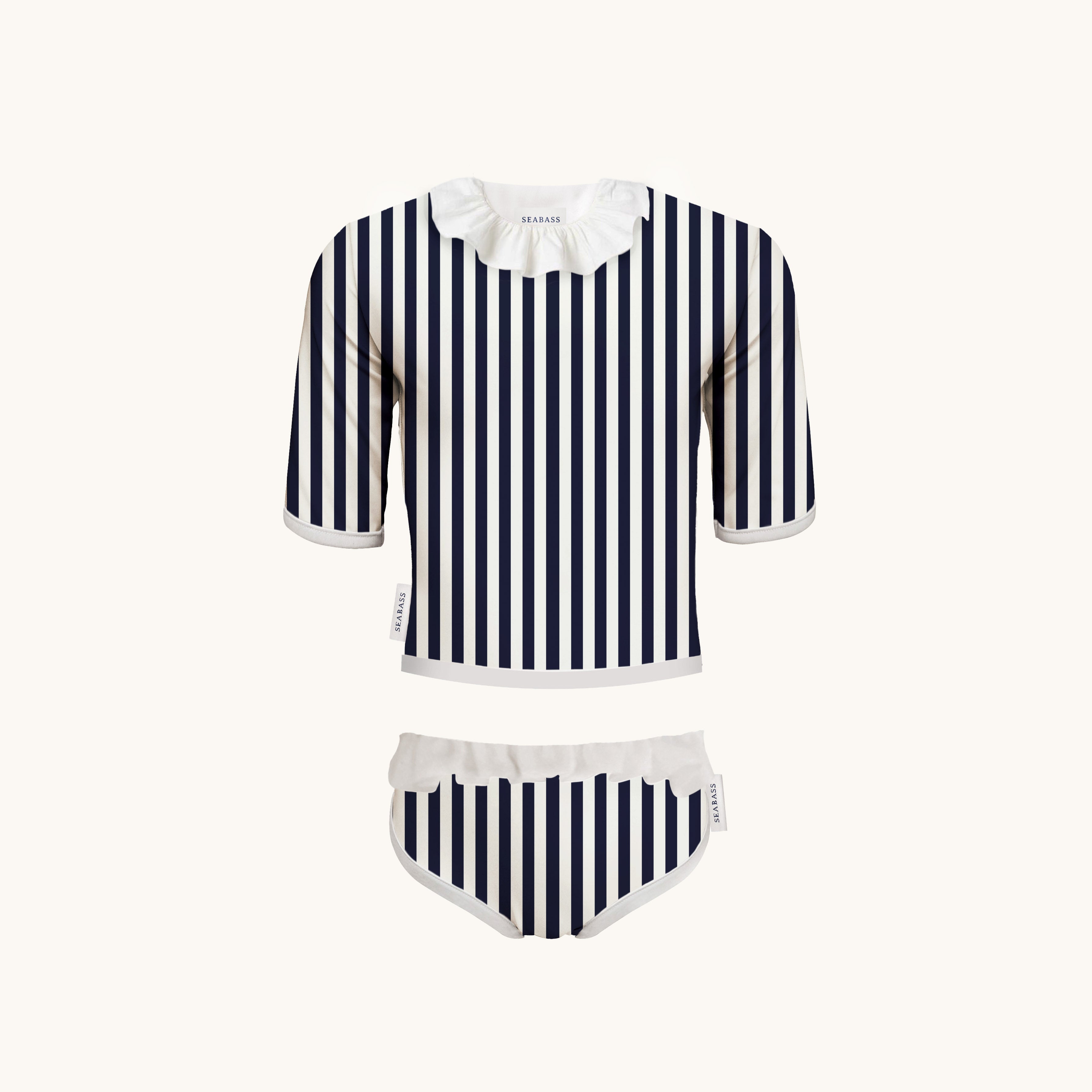 UV-Badeanzug für Mädchen Coco Sydney - vanille