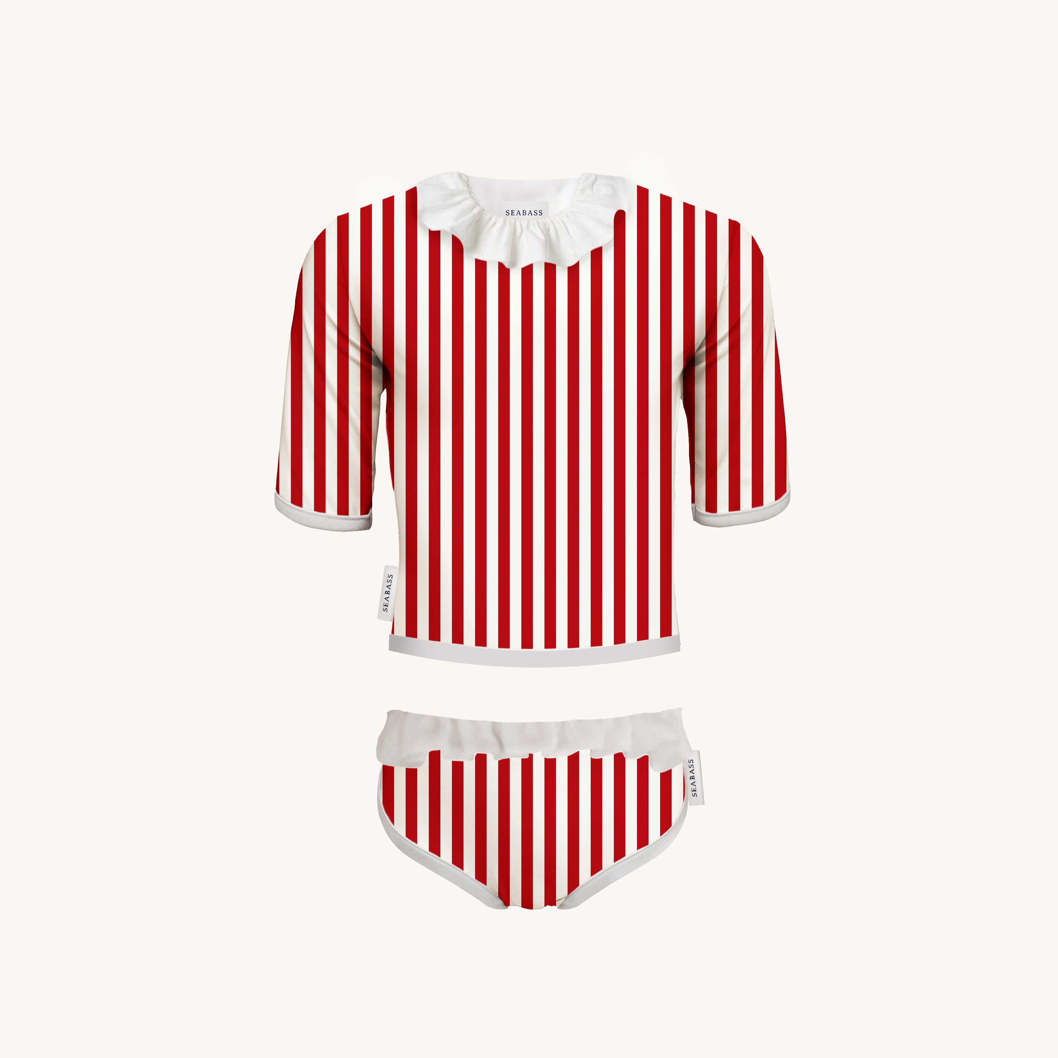 UV-Badeanzug für Mädchen Coco Sydney - vanille