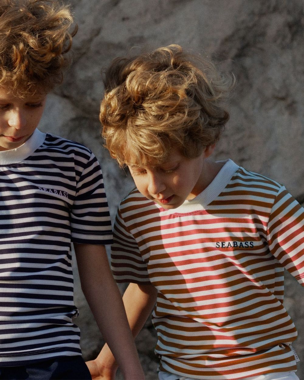 Kinder-T-Shirt Rayas Rot