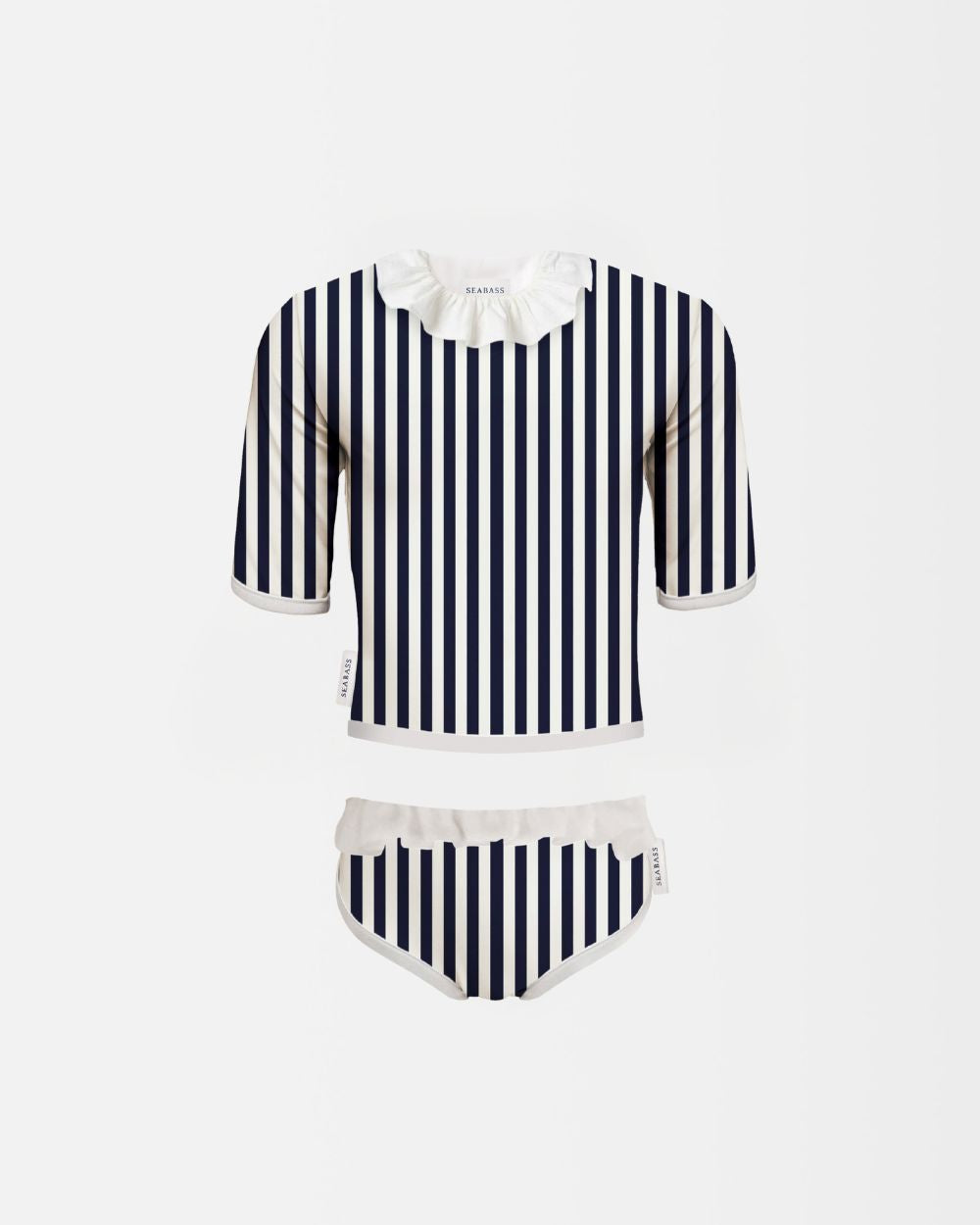 Mädchen UV Zweiteiler Badeanzug Ruffle St. Tropez