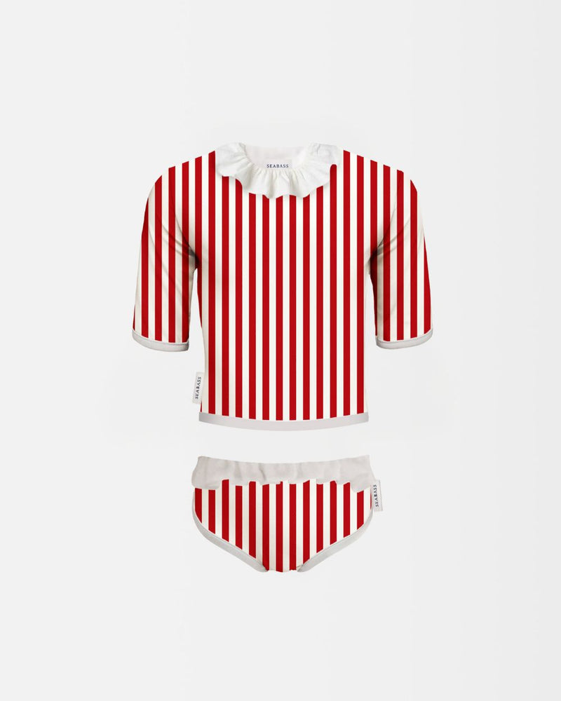 Mädchen UV Zweiteiler Badeanzug Ruffle Venice