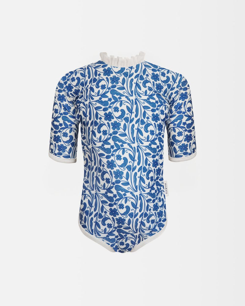 Mädchen UV Badeanzug Ruffle Positano