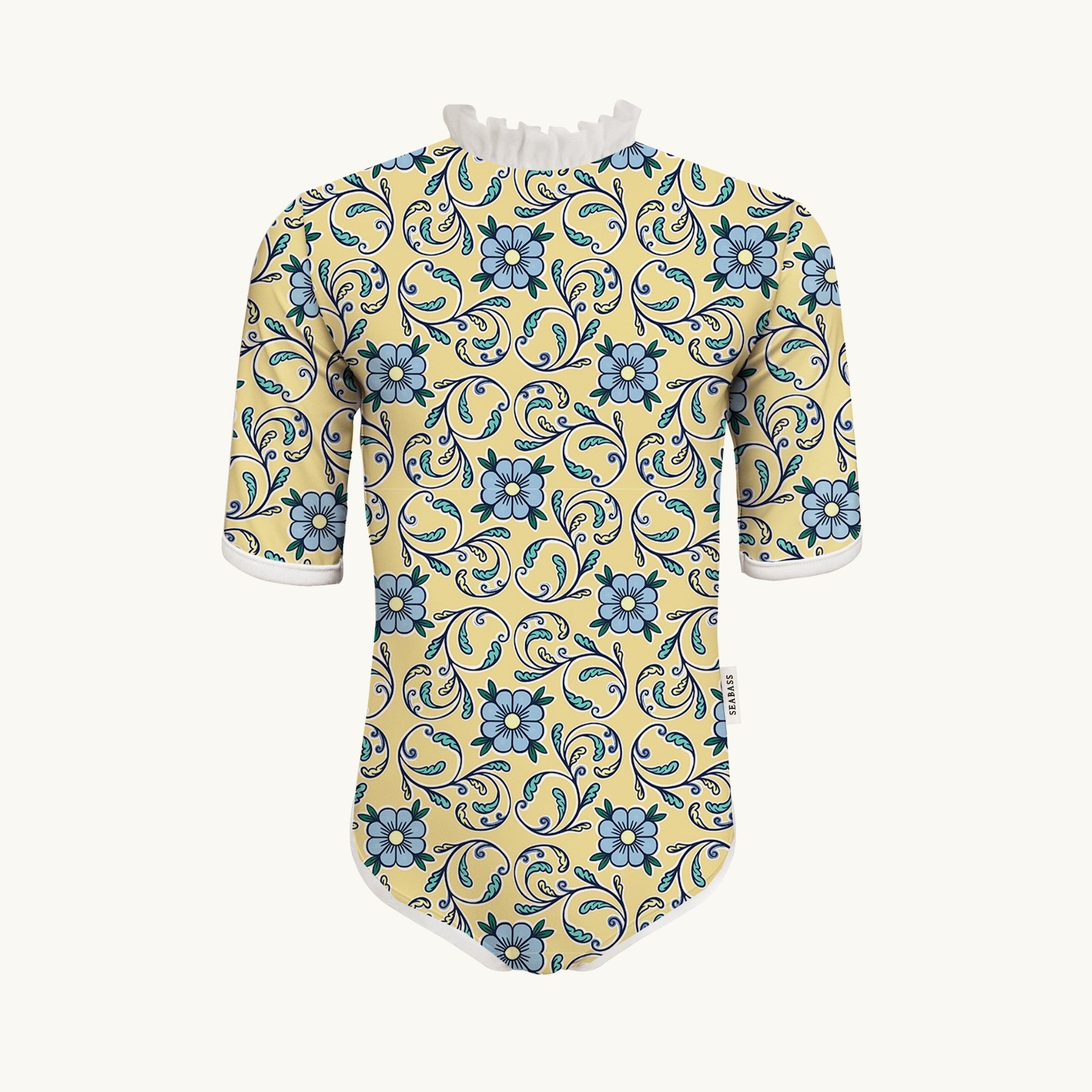 UV-Badeanzug für Mädchen Coco Sydney - vanille