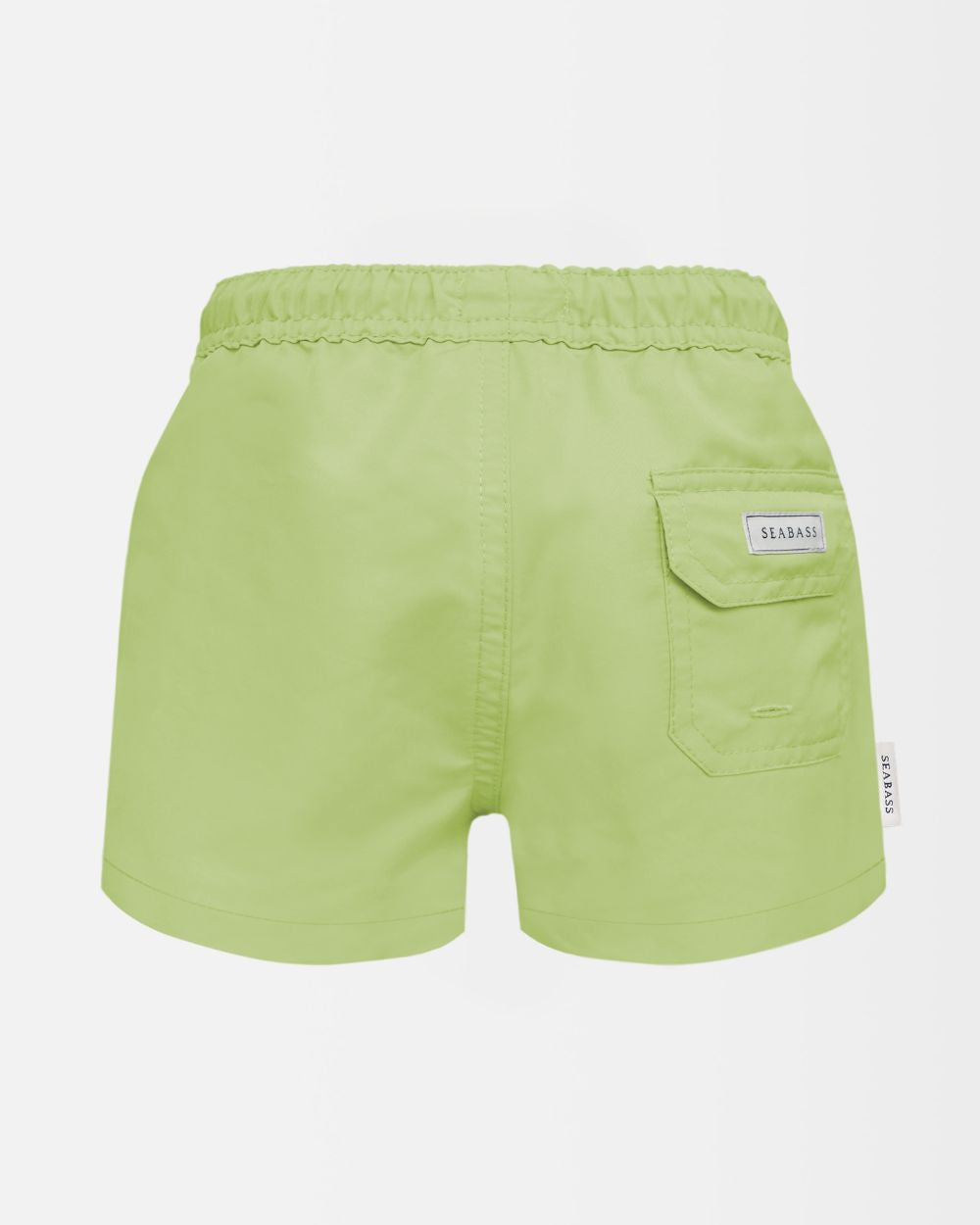 Männer UV Badeshort Pistazie Grün - einfarbig