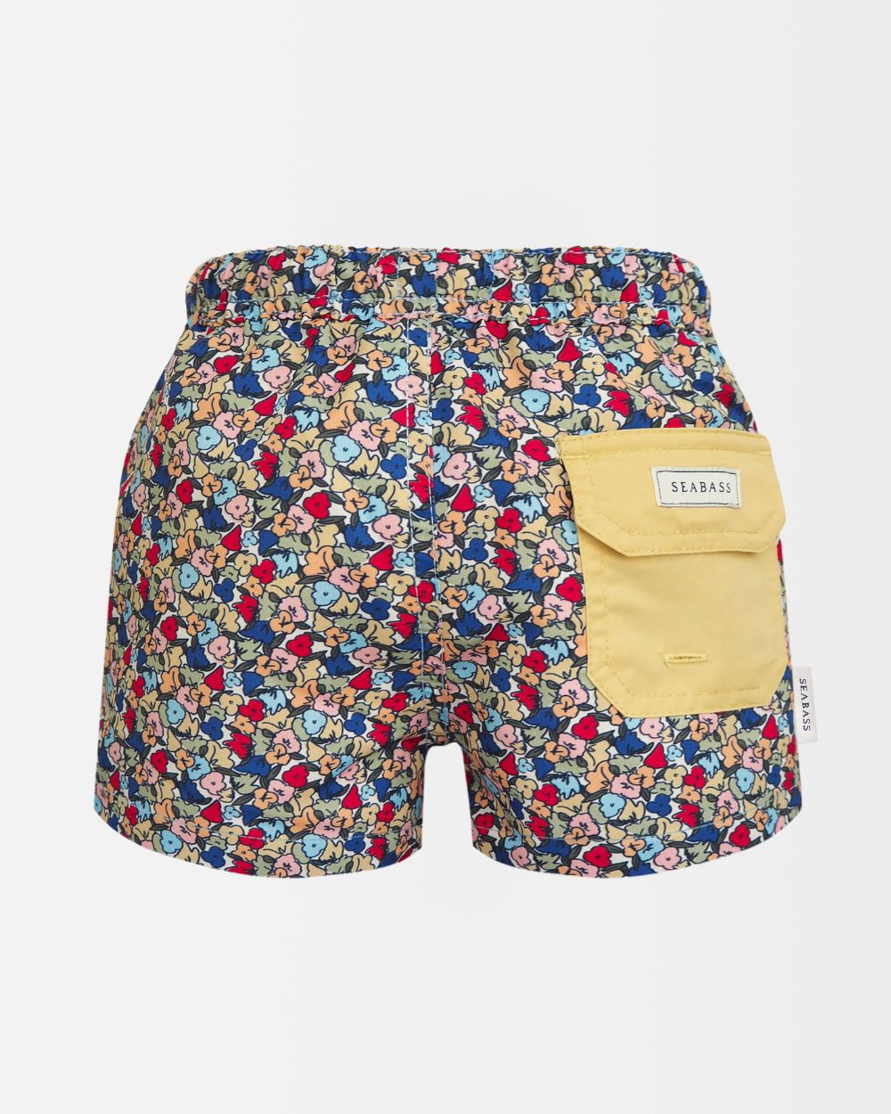 Männer UV Badeshort Valencia - mehrfarbige Blumen