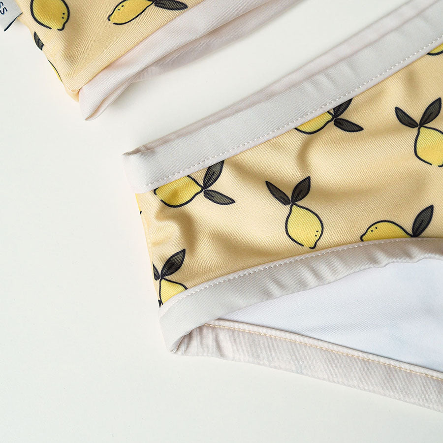 Mädchen UV Bikini Coco Capri - Zitronen