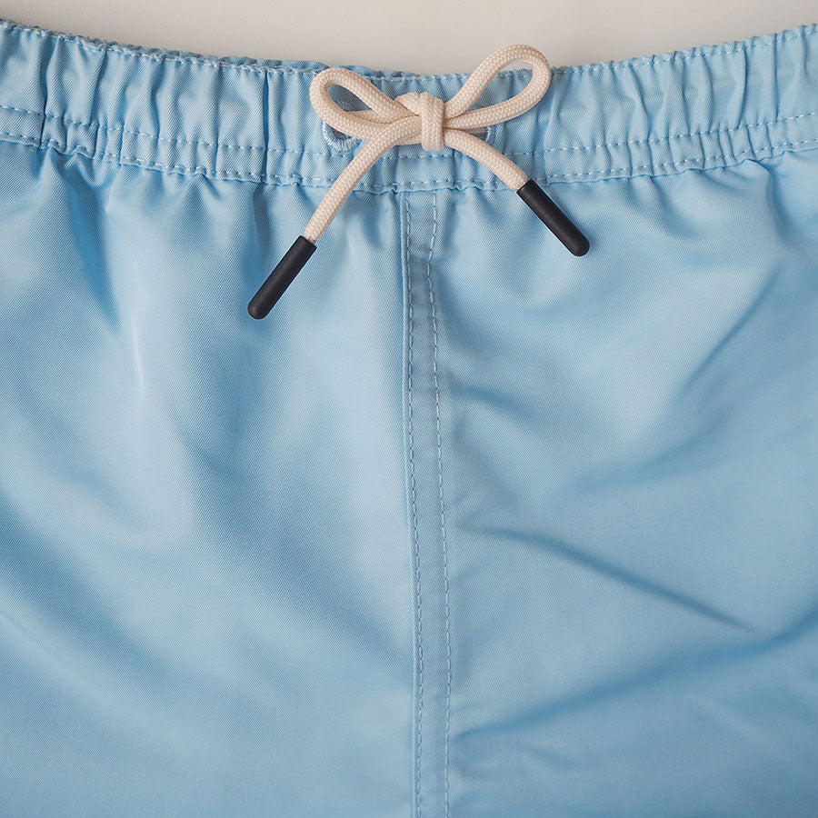 Jungs UV Badeshort Hellblau - einfarbig