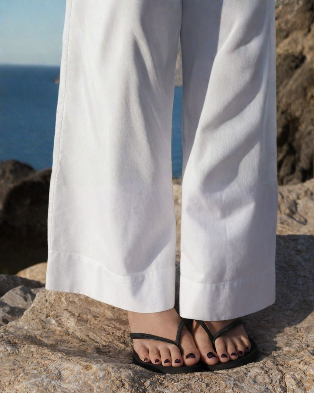 Women UV Trousers Soleil Bright White