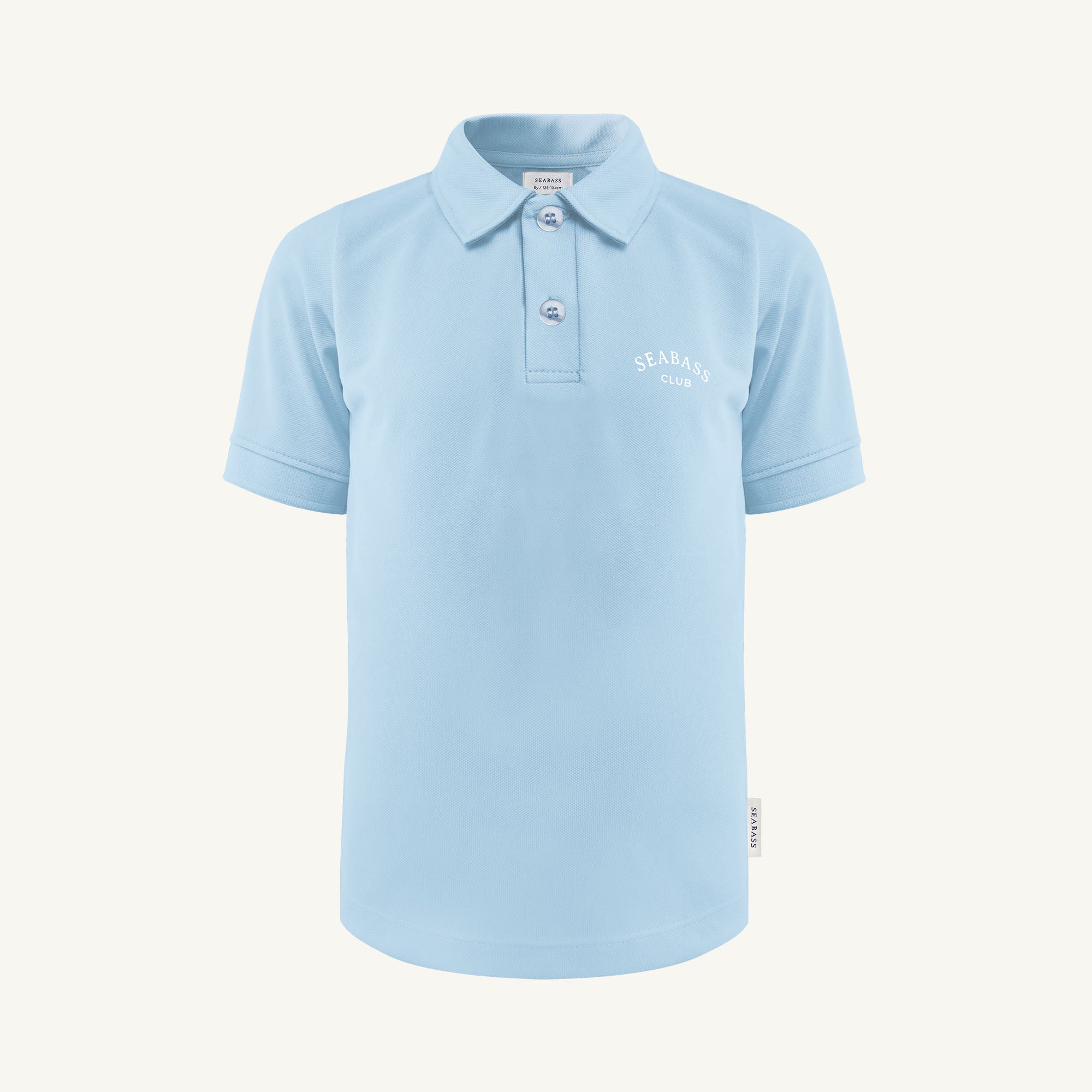 Jungs UV Polo Shirt Hellblau