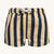 Jungs UV Badeshort Sorrento - Blau Gelb Gestreift